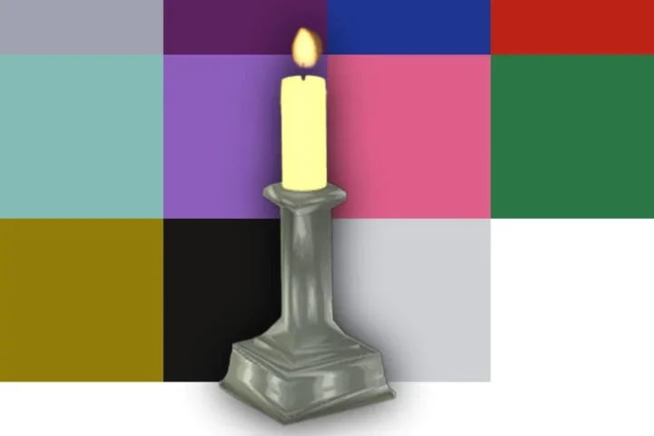 A candle holder that fits anywhere