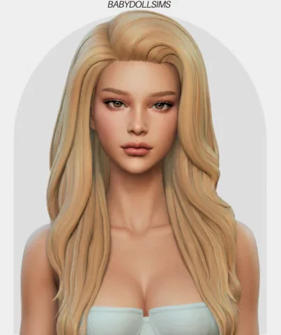 BabyDollSim - Champagne Waves Hair