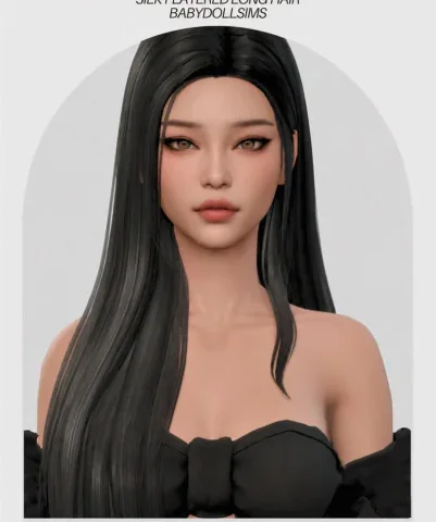 BabyDollSim - Silky Layered Long Hair
