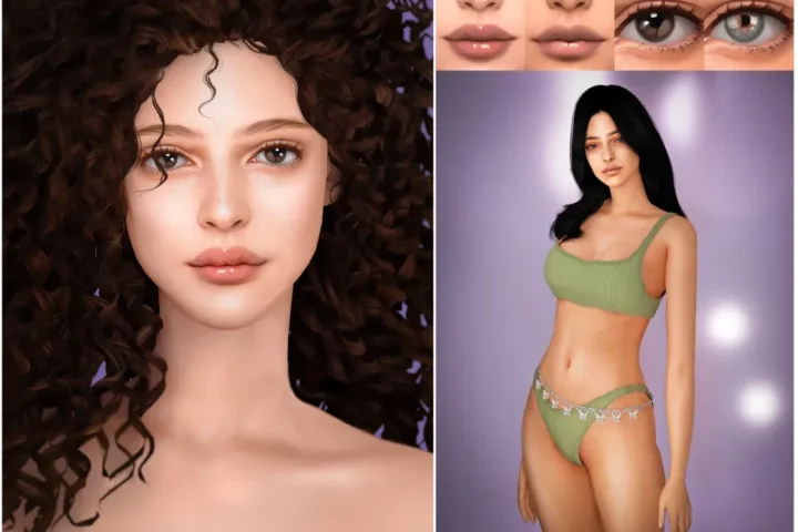 Набор генетики [poyopoyo] Michelle Skin Set | Skin N5 / Eye Contacts N9-10 / Lips N18-19