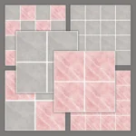 Rose Quartz & Stone Serenity – Floor Tile Collection