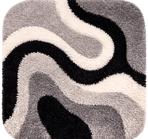 Grey Scale Living – Plush Geometric Rug Collection