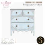 Sims4Luxury - Shabby Chic - Antique drawer chest