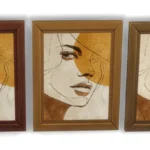 Elarra - Abstract Portrait Wall Art
