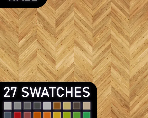 🧱 [ESI] Elmleaf Chevron (Wall) | Wall