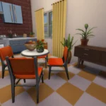 Blue x Orange Kitchen