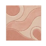 Rose Gold Reverie – Plush Abstract Rug Collection
