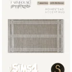Sims4Luxury - Farmhouse - Homestead - Accent rugs