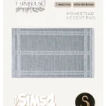Sims4Luxury - Farmhouse - Homestead - Accent rugs