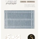 Sims4Luxury - Farmhouse - Homestead - Accent rugs