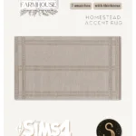Sims4Luxury - Farmhouse - Homestead - Accent rugs