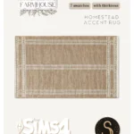 Sims4Luxury - Farmhouse - Homestead - Accent rugs