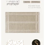 Sims4Luxury - Farmhouse - Homestead - Accent rugs