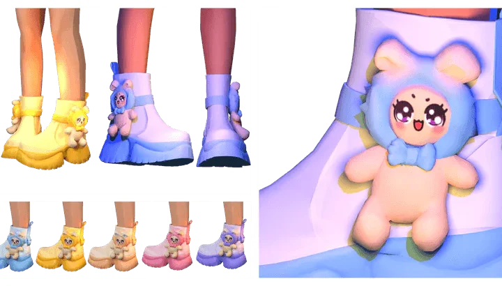 Plushie Rain Boots | Child & Female compatible