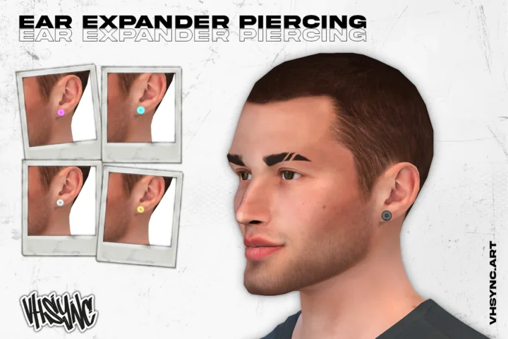[VHSync] Ear Expander Piercing