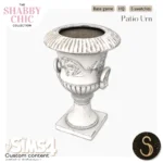 Sims4Luxury - Shabby Chic - Patio Urn