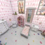 Bunny themed child room (girl)