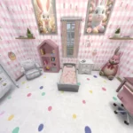 Bunny themed child room (girl)