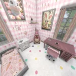 Bunny themed child room (girl)