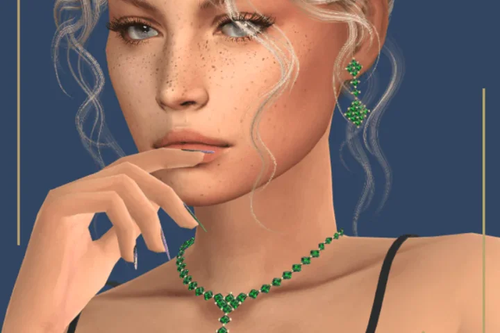 Flo Emerald Earrings