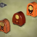 Philpes 1933 Vintage Radio Set