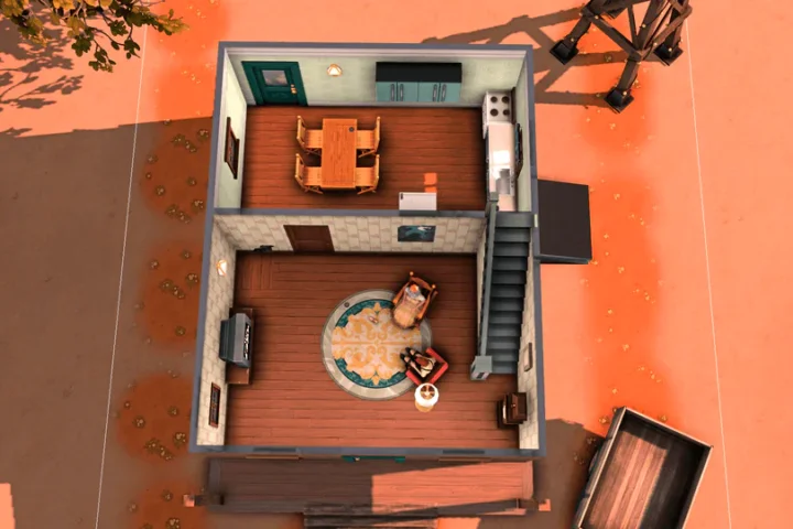 Recreating Courage the Cowardly Dog's House
