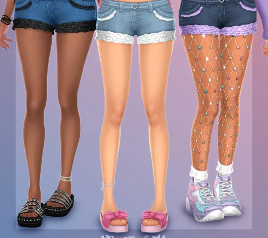 Trillyke - Lagoon Shorts & Accessory Bikini Bottom