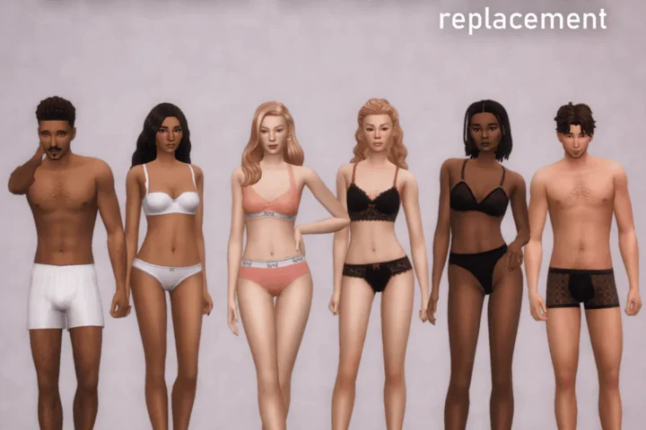Замена нижнего белья Default Underwear Replacement