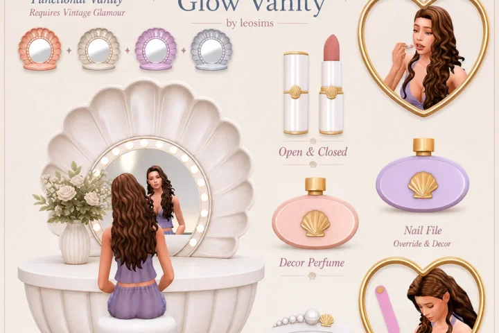 Seashell Glow Vanity