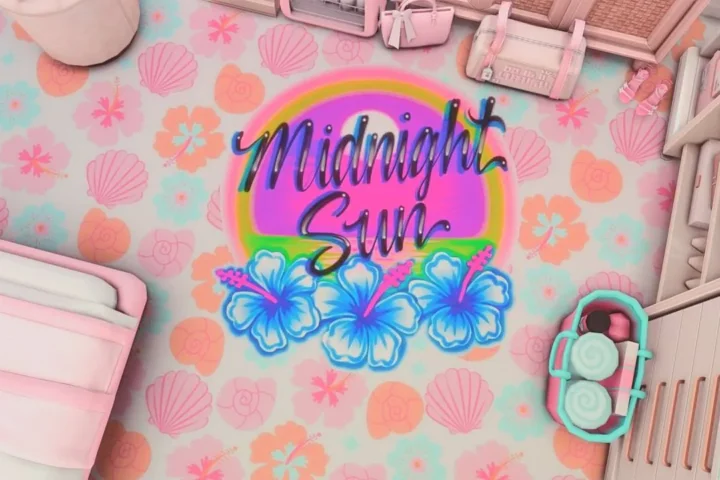 midnight sun rug by strawberrysimsgirl