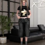 [finistudio]Bolted cross-shaped thick-toe shoes