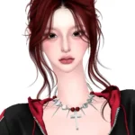 [finistudio]Cross-punk metal necklace