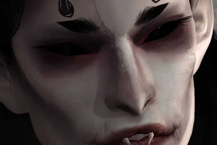 zombie face overlay [rotten-eyed]