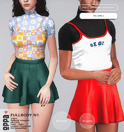 OPPASIMS - M Fullbody Dress N1