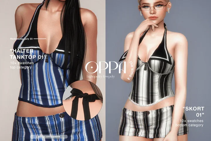 OPPASIMS - Style Pack N14 Two-piece skort set