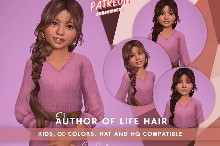 SONYASIMS - Author of Life Hair Kids (Shorter Braids Version)