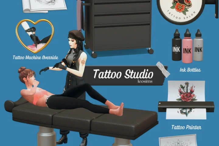 Мебель и декор для тату студии - Tattoo Studio