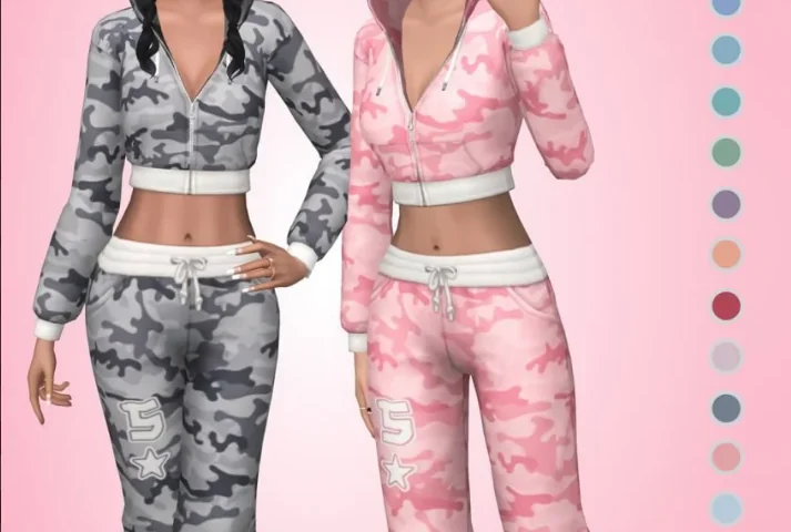 Lemonbunny - Y2K Camo Outfit.
