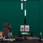 Three simple yet modern tubular pendant lights
