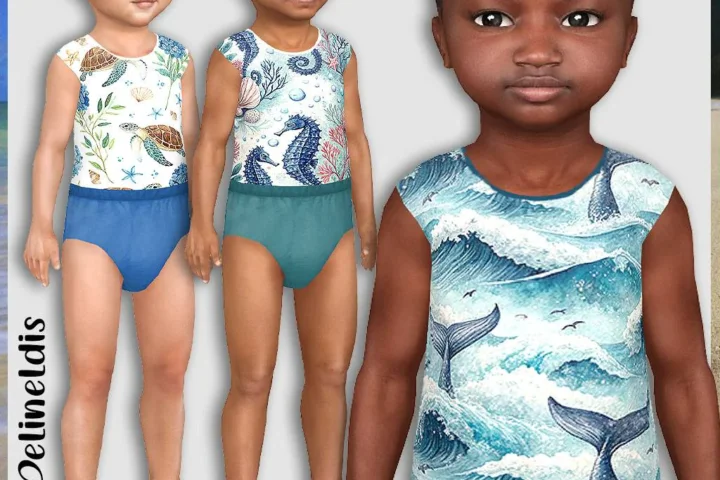 Toddler Beach Day Underwear Top