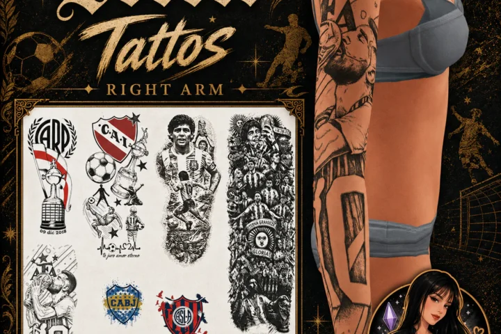 Argentine Football Icon Tattoos – By SoulMica