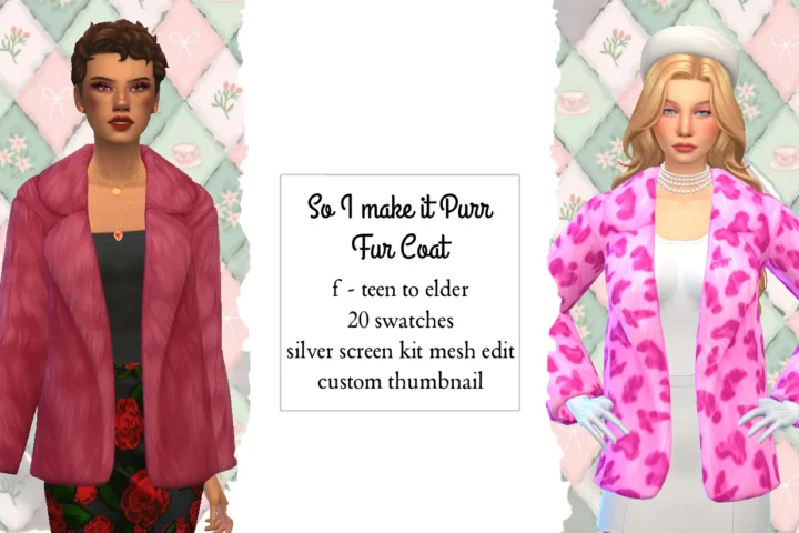 so i make it purr fur coat