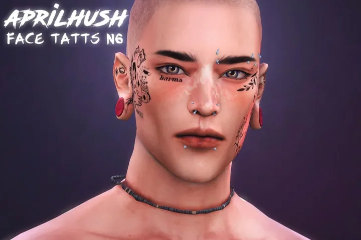 Тату для лица Face Tatts N6