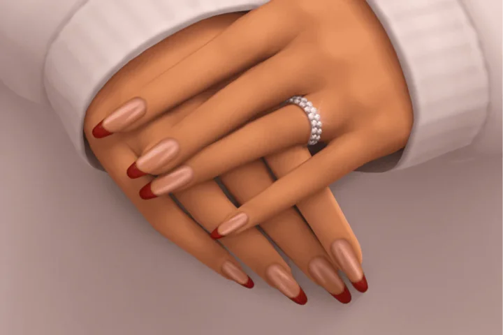 Маникюр French Tip Nails