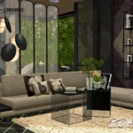 Modern Hues Living and Dining Combo -Room ⋆.ೃ࿔*:･