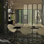 Modern Hues Living and Dining Combo -Room ⋆.ೃ࿔*:･
