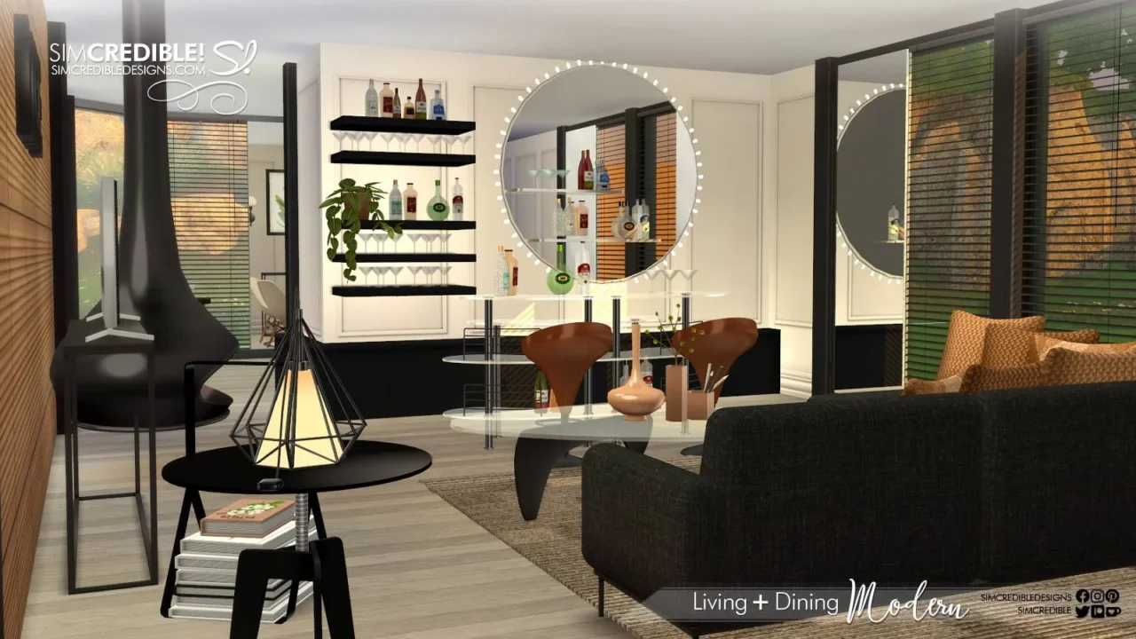 Modern Living + Dining 🛋🍽 -Room