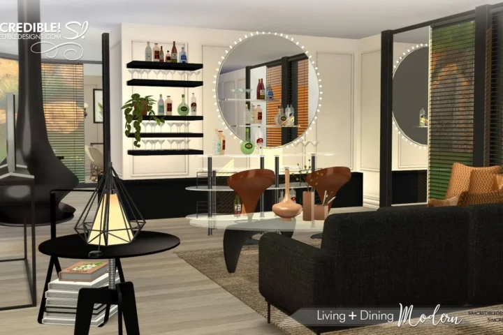 Modern Living + Dining 🛋🍽 -Room