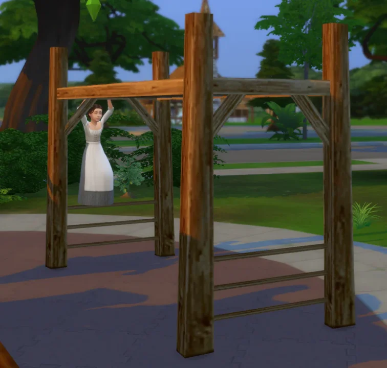 Rustic Monkey Bars - Default Replacement