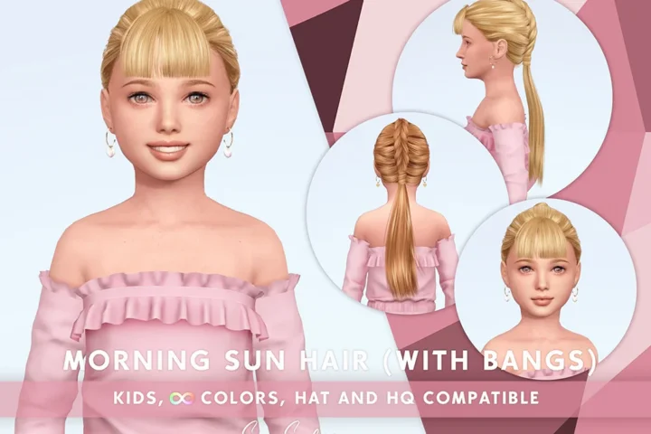 SONYASIMS - MORNING SUN HAIR KIDS (WITH BANGS - FRINGE)